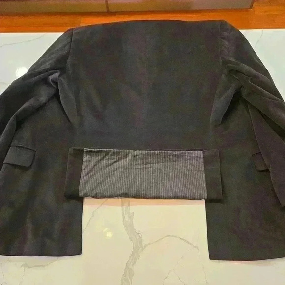 Calvin Klein Mens Velvet Smooth Blazer Black size 44L - Picture 9 of 12